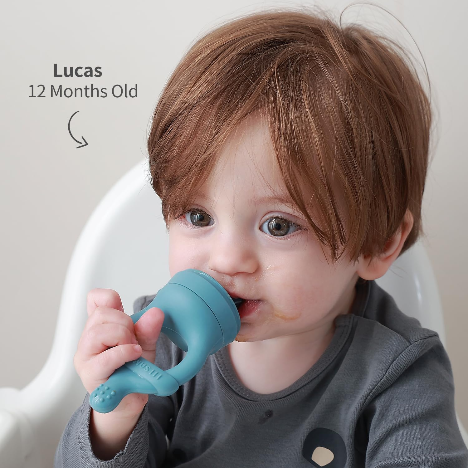 Thumbnail 5 de SAMiGO Baby Food Fruit Feeder & Breastmilk Popsicle Mold Set (Silicone Teether, Freezer Tray) — 4 Months+
