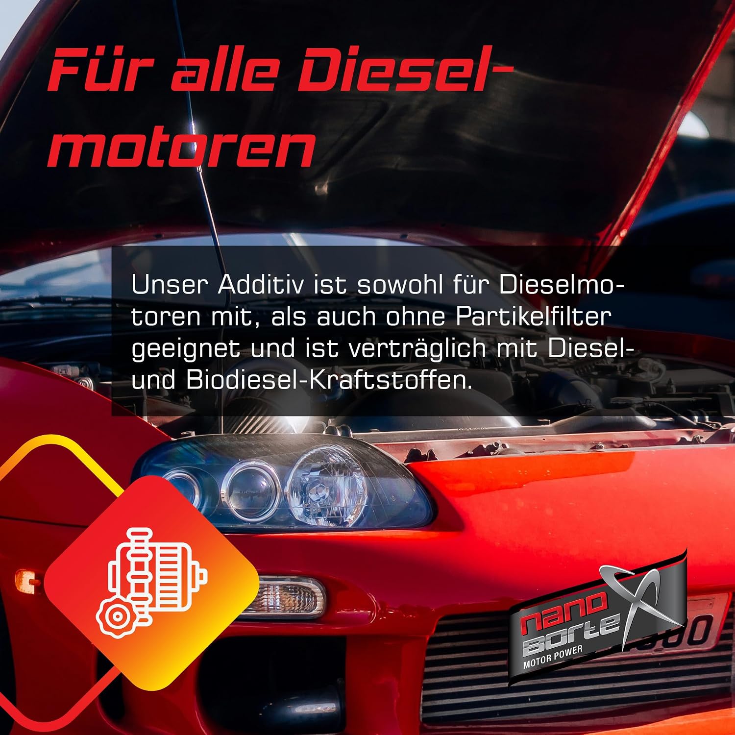 Thumbnail 6 de NanoBorTeX Diesel-Systemreiniger 300 ml – Additiv mit BOR für alle Dieselmotoren