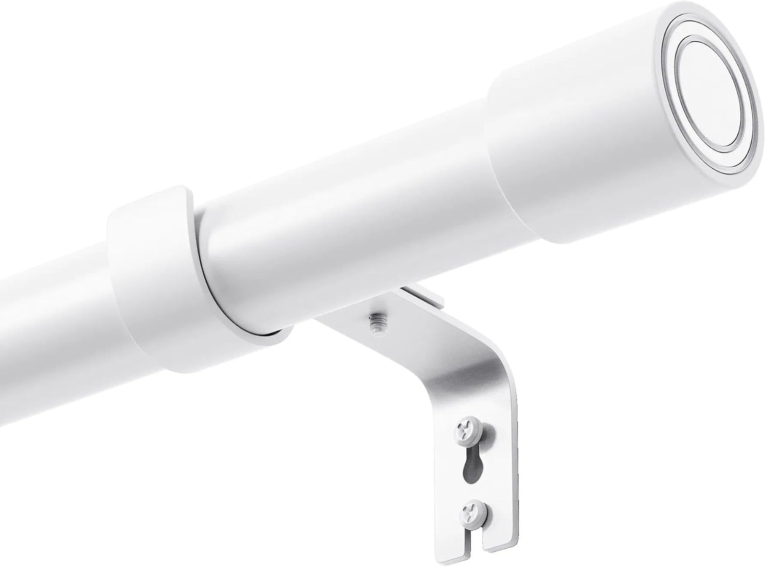 Detalle de Rod&Trikin N04-8091-9 uitschuifbare gordijnroede, wit, 62–168 cm