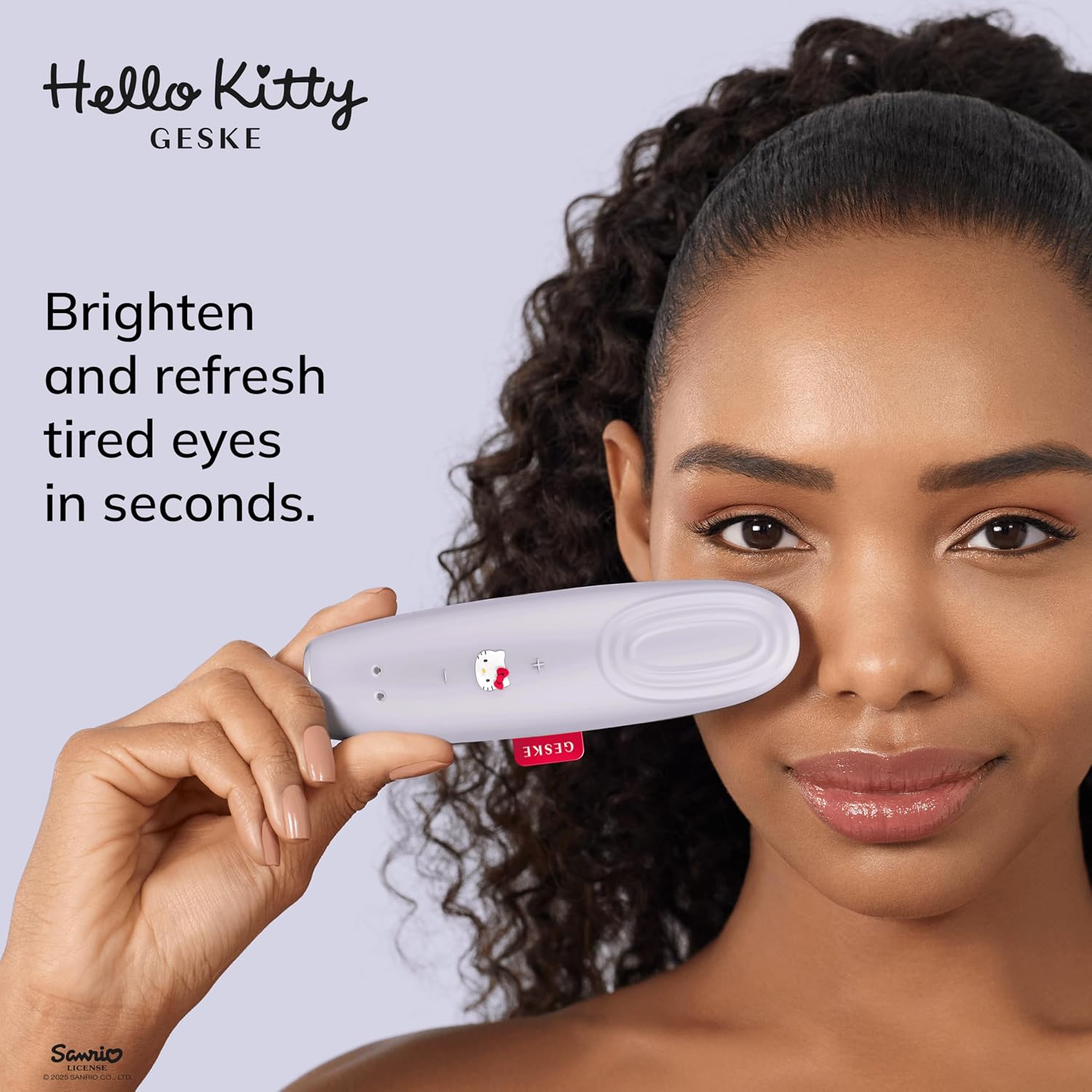 Detalle de GESKE x Hello Kitty SmartAppGuided Warm & Cool Eye Energizer 6 in 1 – Augenmassagegerät