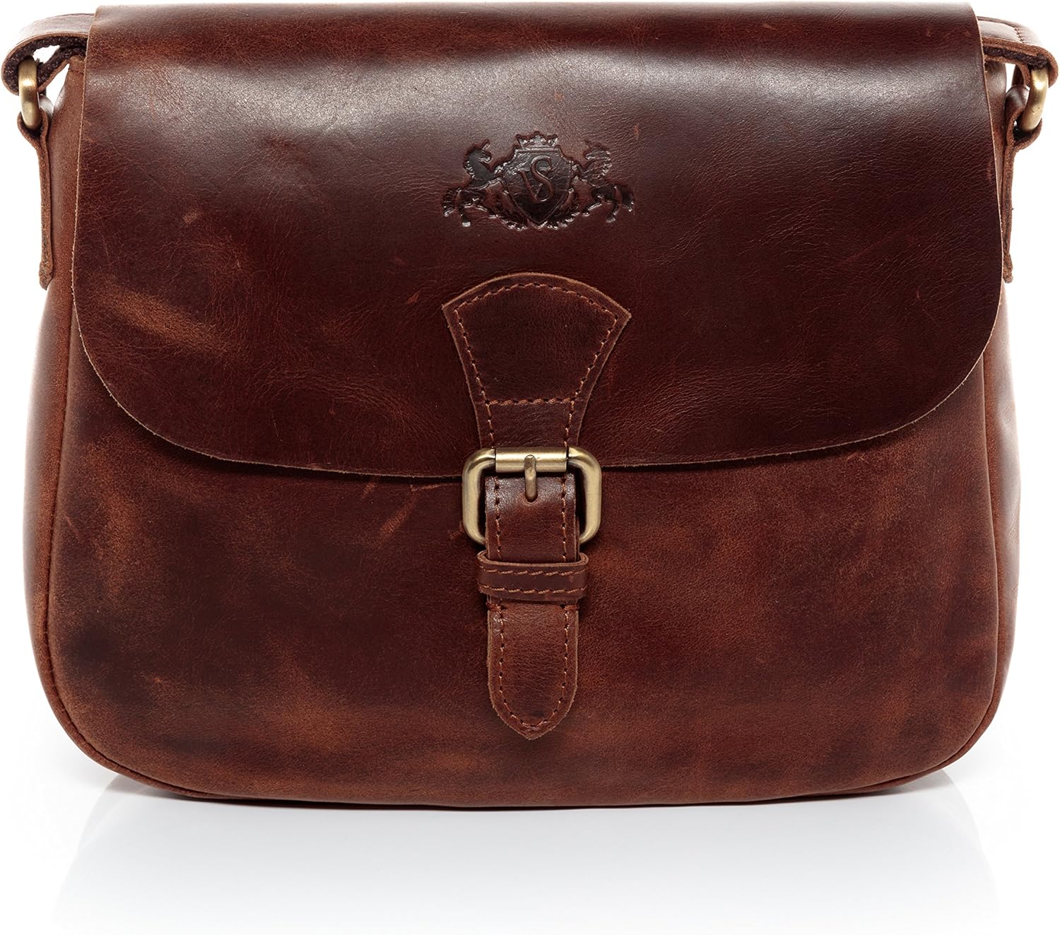 Detalle de SID & VAIN Yale Medium Shoulder & Cross-Body Leather Bag
