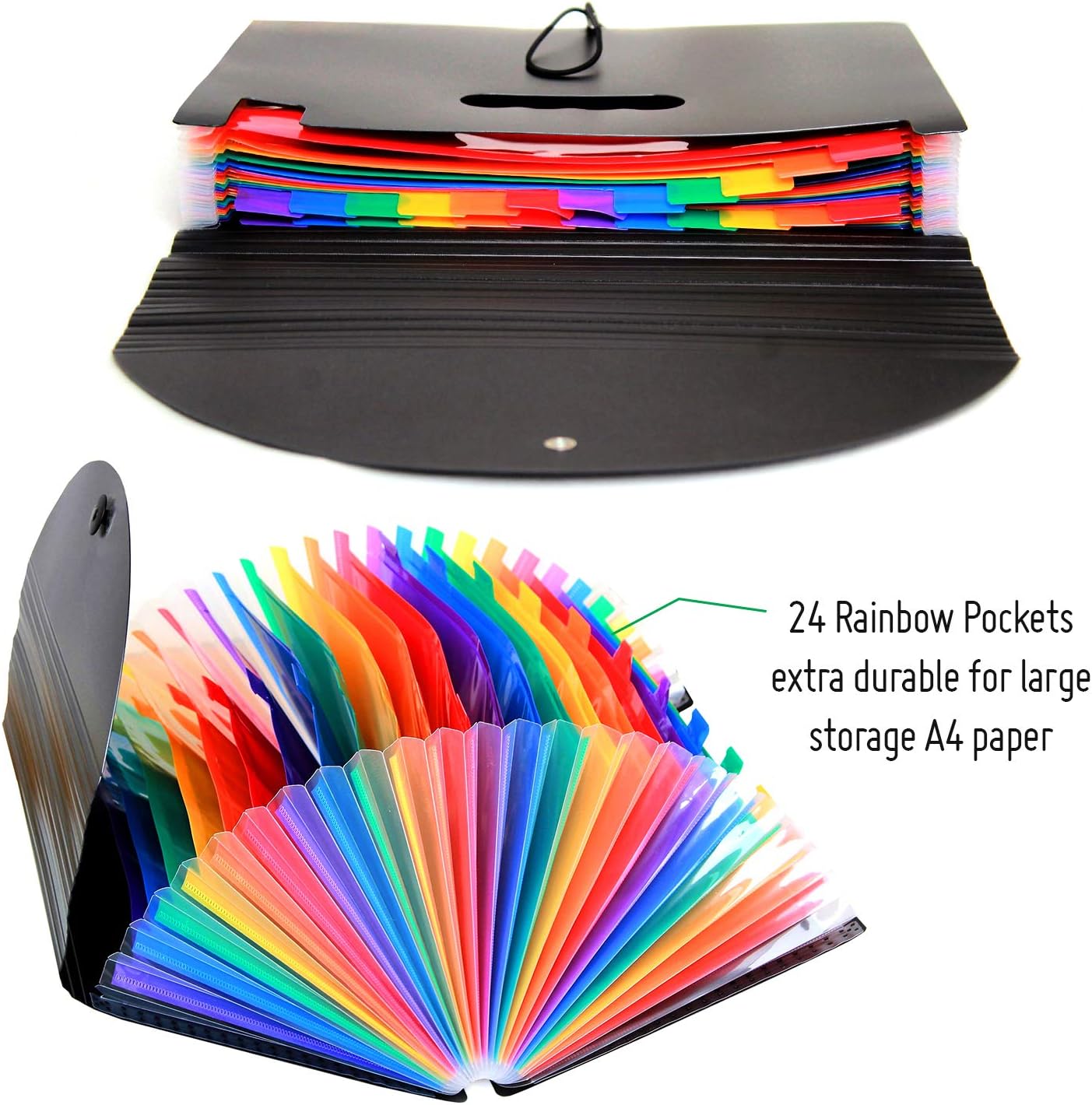 Thumbnail 2 de MEKNAAIL File Organiser 24 Pockets A4