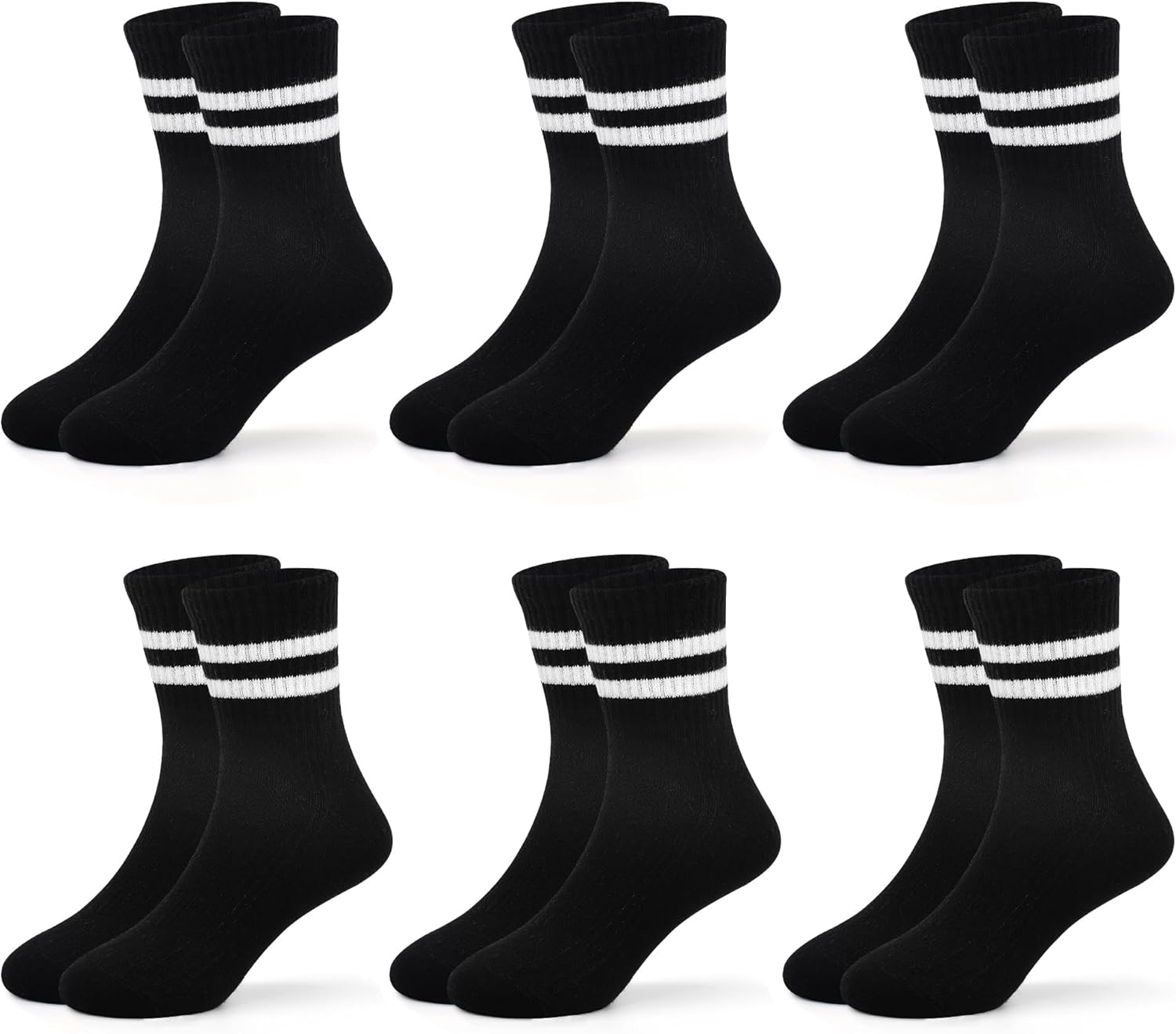 Detalle de Kids sports socks 6 pairs cotton