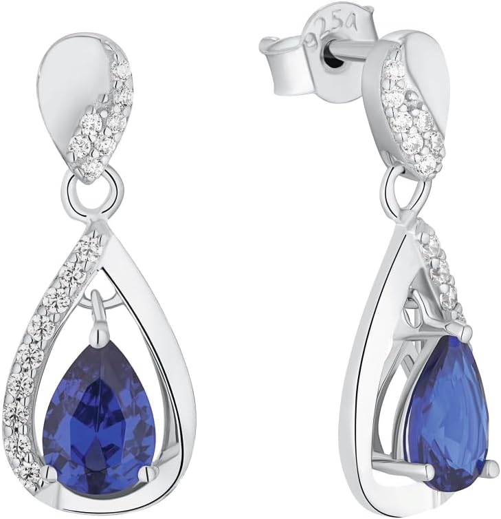 Thumbnail 5 de Amor Ohrhänger 925 Sterling Silber Damen – Zirkonia-Steinchen, mit Box