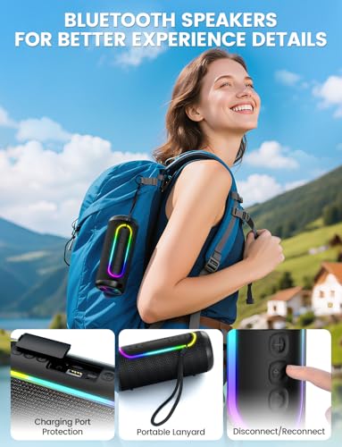Thumbnail 7 de C08 Portable Bluetooth Speaker 30W, 30H playtime