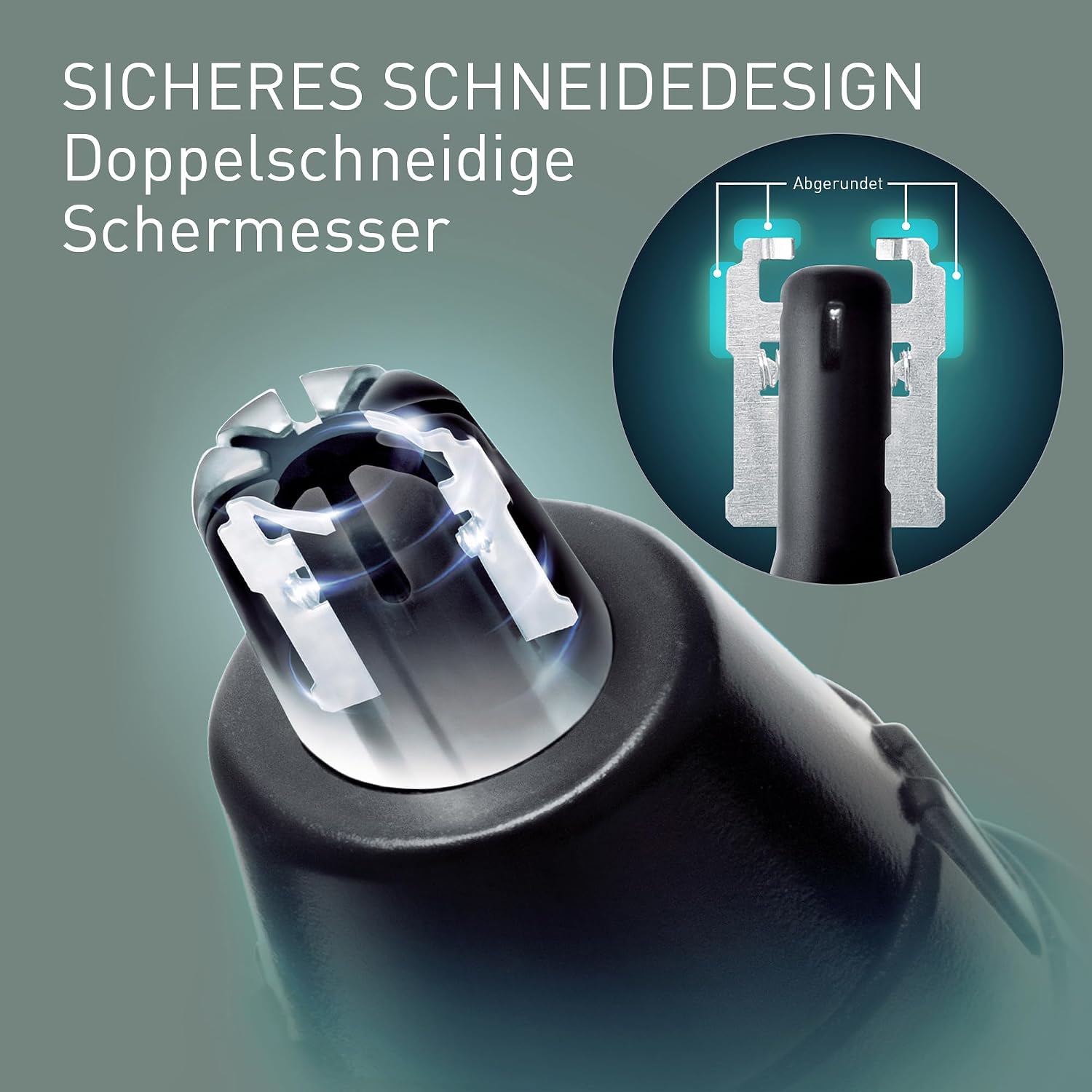 Detalle 2 de Panasonic ER-GN30-K503 Nasen Ohrhaartrimmer 0,5 mm