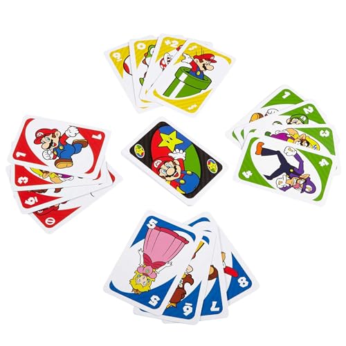 Thumbnail 5 de Mattel Games UNO Super Mario Bros: juego de cartas inspirado en el universo de Mario