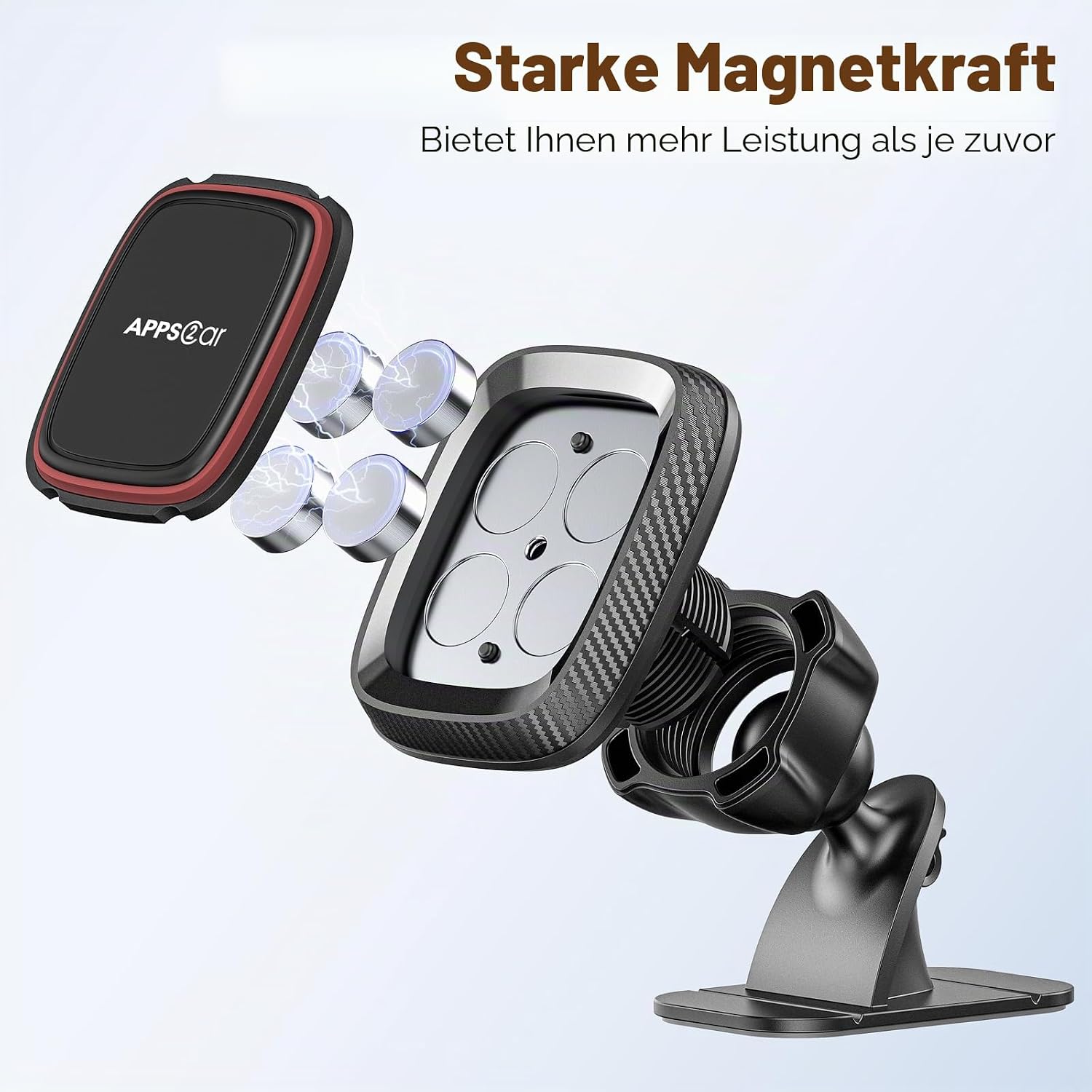 Detalle 1 de APPS2Car Handyhalterung mit 3,5–7 Zoll Magnet