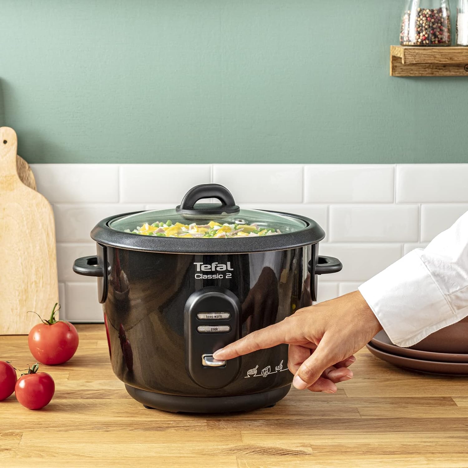 Detalle 2 de Tefal Classic 2 — Cuiseur à riz antiadhésif 3 L, noir