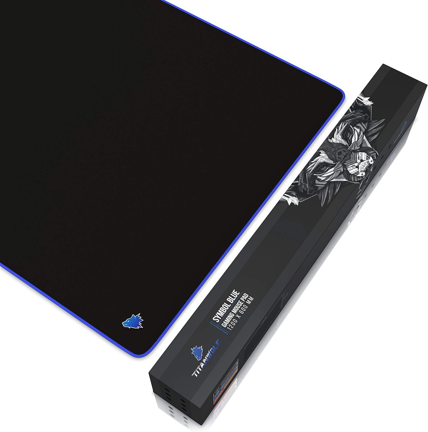 Thumbnail 6 de CSL Übergröße Gaming-Mauspad Titanwolf (1200 x 600 mm) – XXXL Unterlage für Maus & Tastatur