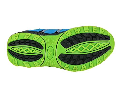 Thumbnail 5 de Lico Unisex Fremont Trekking-& Wanderhalbschuhe Grau Blau Lemon (Größe 34 EU) – Schnellverschluss, mehrfarbiges Muster