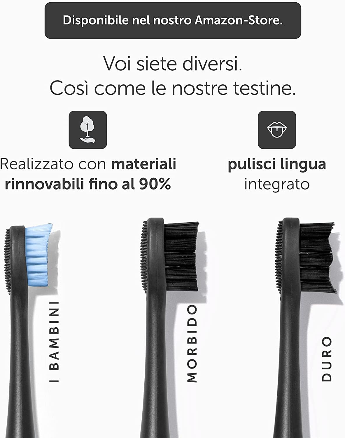 Detalle de WonderSmile Pro Spazzolino elettrico a ultrasuoni: performance, autonomia e certificazioni per una cura dentale avanzata