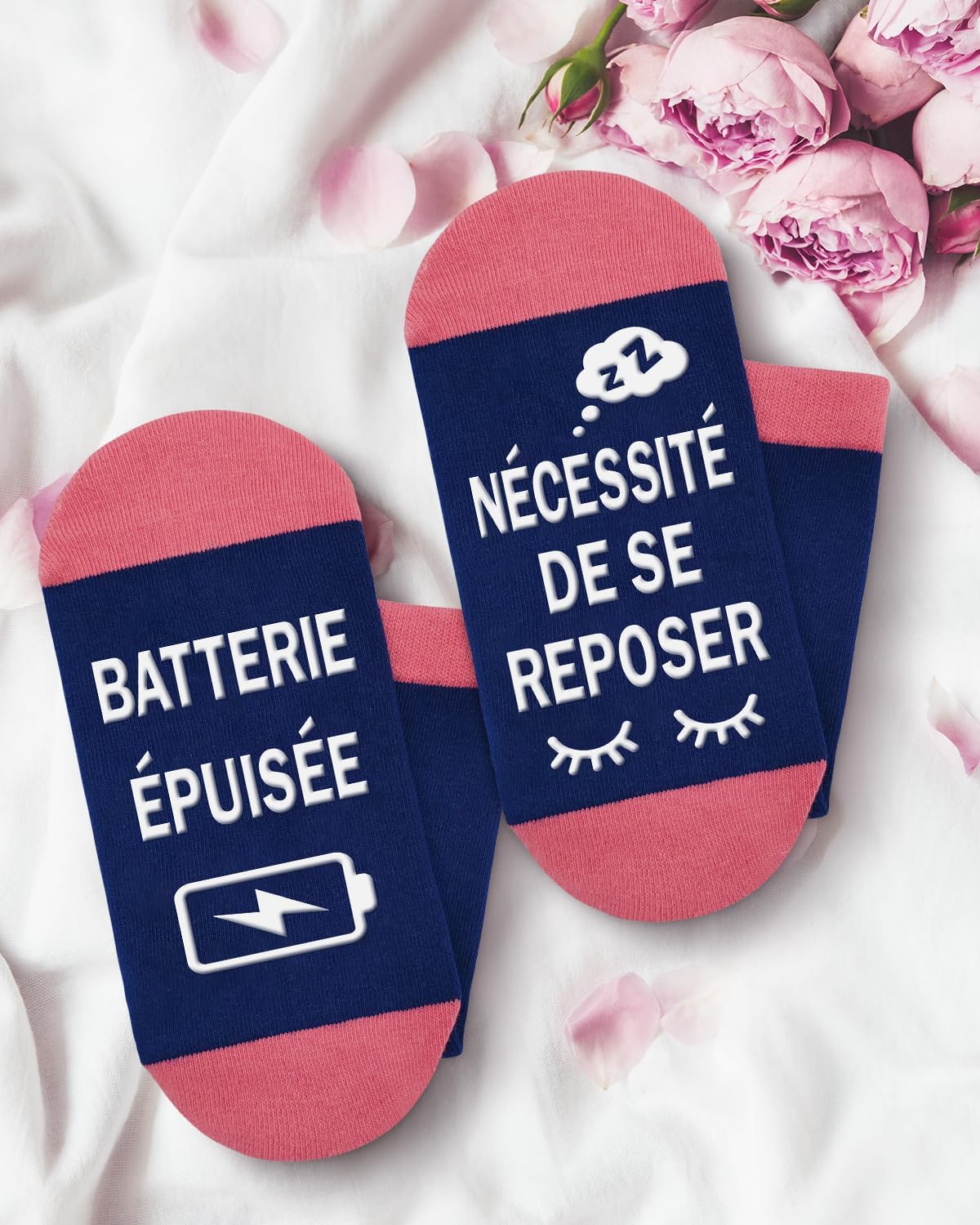Detalle de Obidodi grappige damessokken met antislip en humorboodschap, maat 37-42