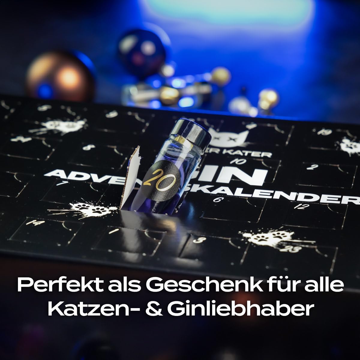 Detalle de BÖSER KATER Gin Adventskalender – limitierte Auflage, vegan & handgemacht