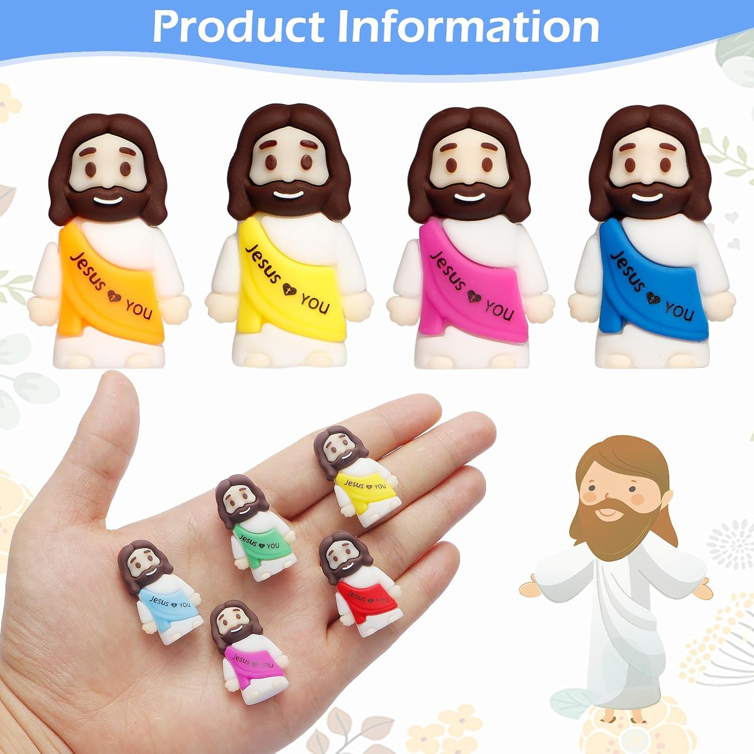 Thumbnail 1 de ajabavbd 40PCS Little Jesus Figures