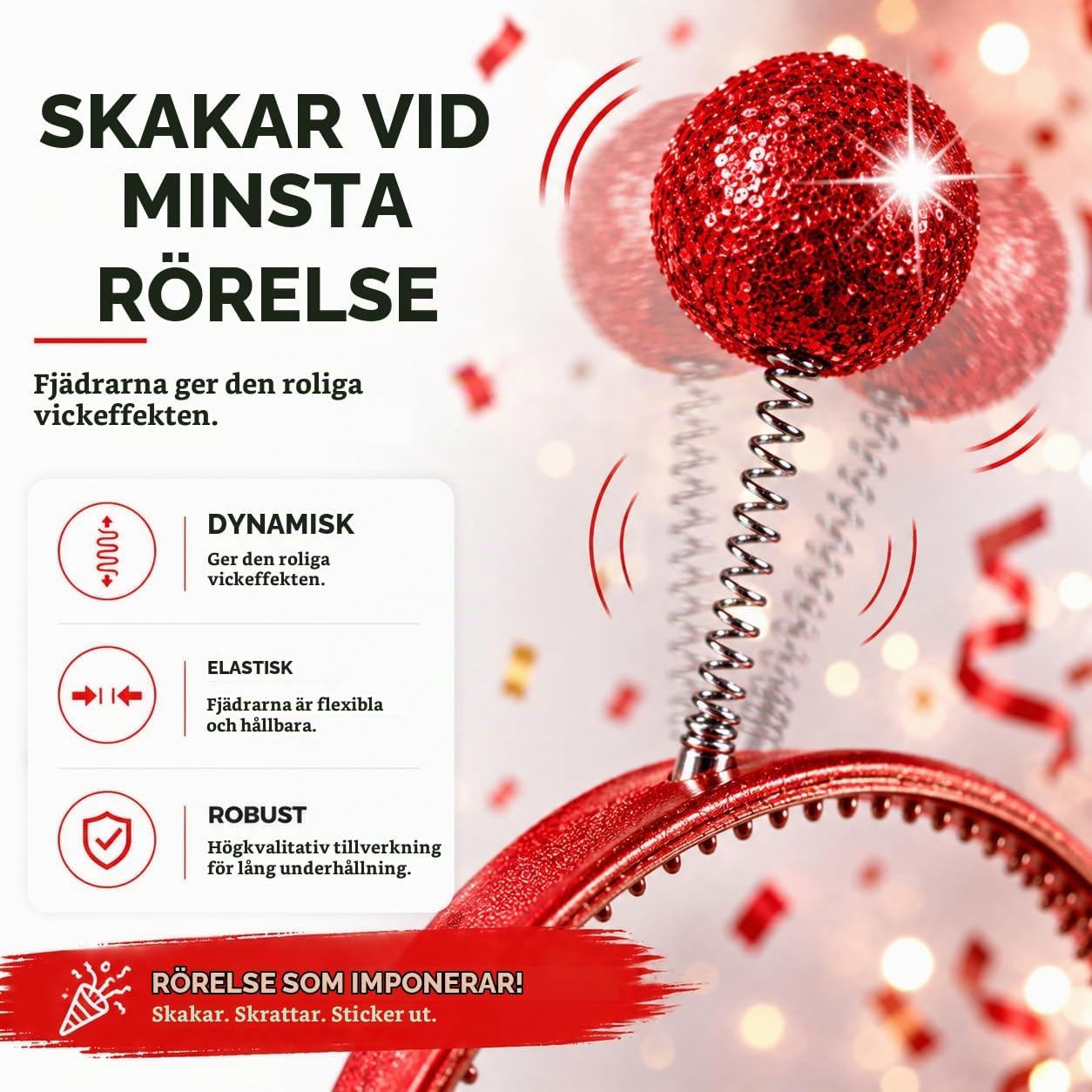 Detalle de TK Gruppe Timo Klingler hårband för maskerad och karneval