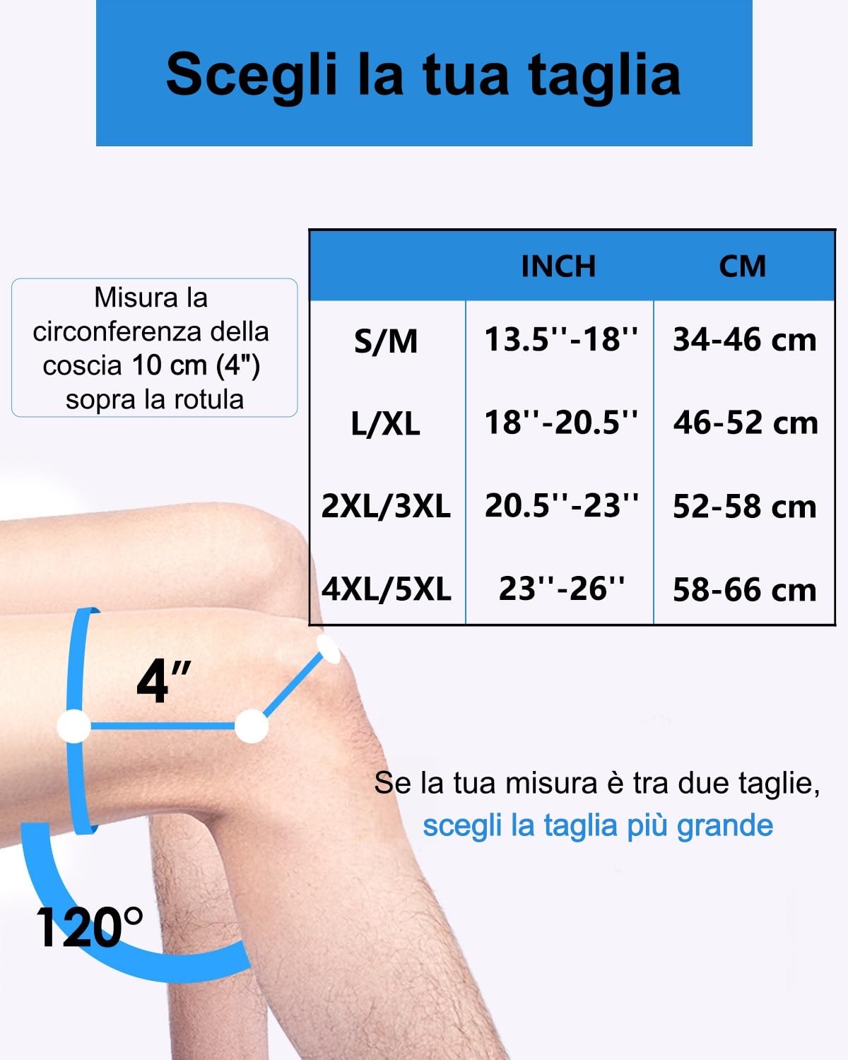 Detalle de ABYON Ginocchiera Ortopedica Regolabile con Stabilizzatori Laterali – Tutore per Ginocchio per Uomo e Donna