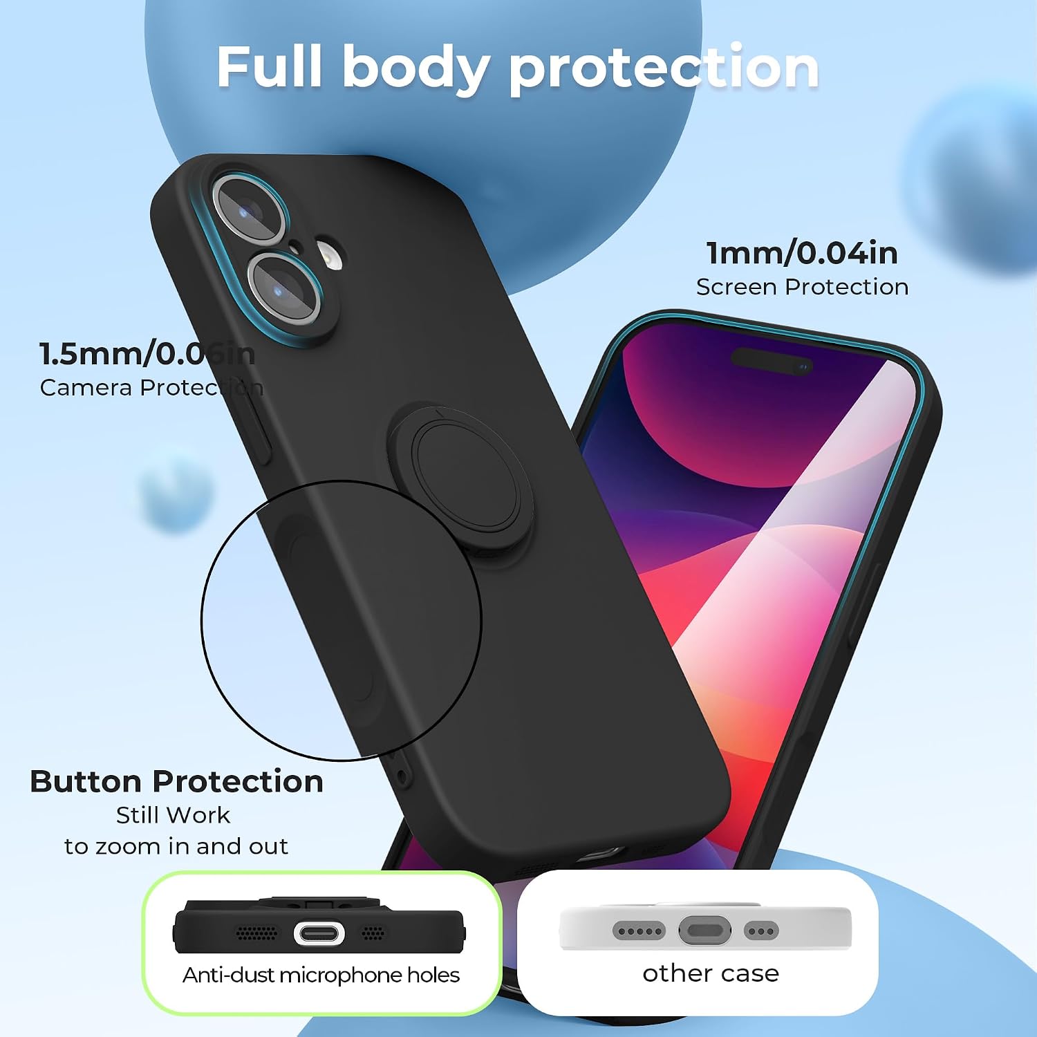 Detalle 1 de iPhone 17 silicone phone case, 6.3 inch