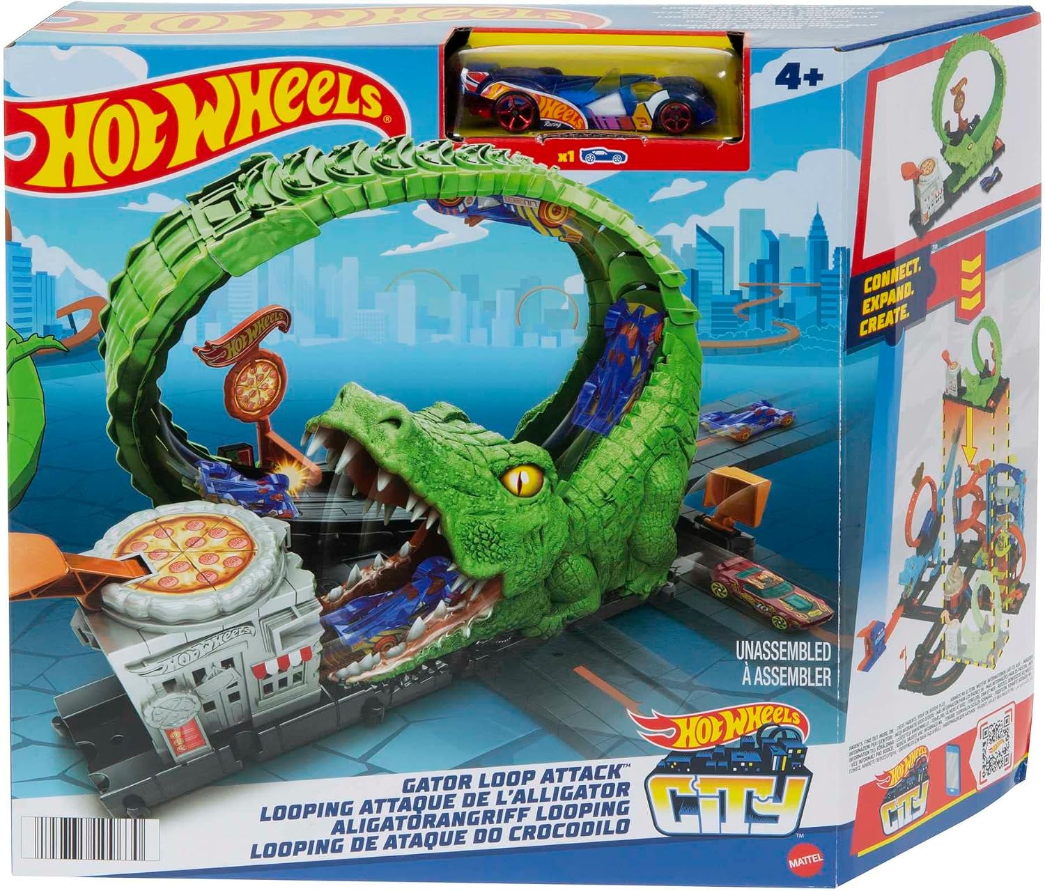 Thumbnail 5 de Hot Wheels HKX39 Krokodilangriff 4+