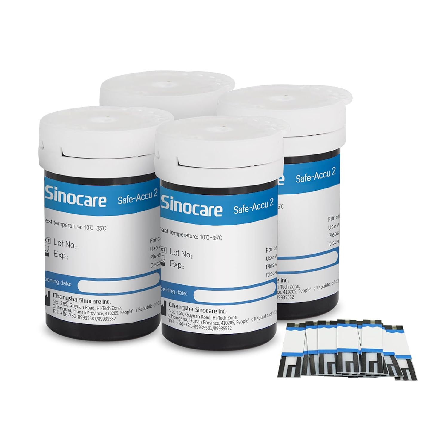 Thumbnail 6 de Sinocare Safe Accu2 100PCS test strips