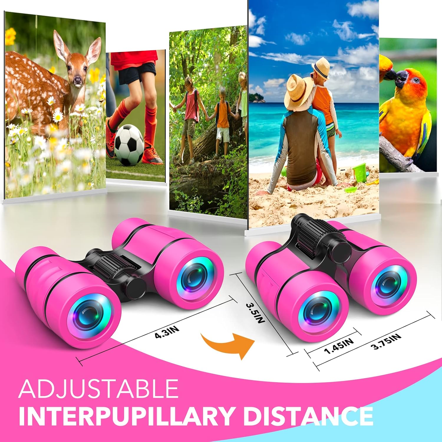 Thumbnail 5 de HappyKidsClub Binoculars 4x for Ages 3-9