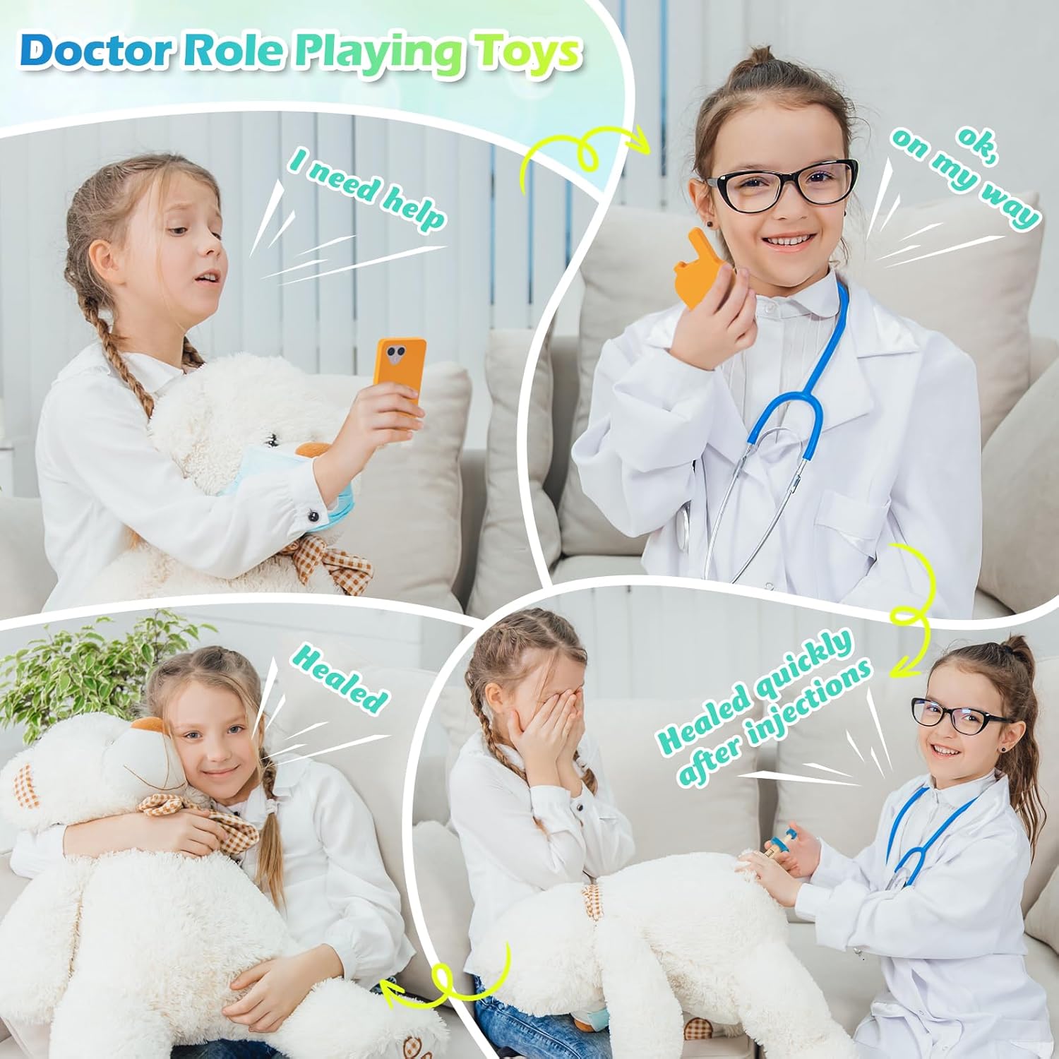 Thumbnail 1 de Sundaymot Doctors Set 34-piece kids doctor kit