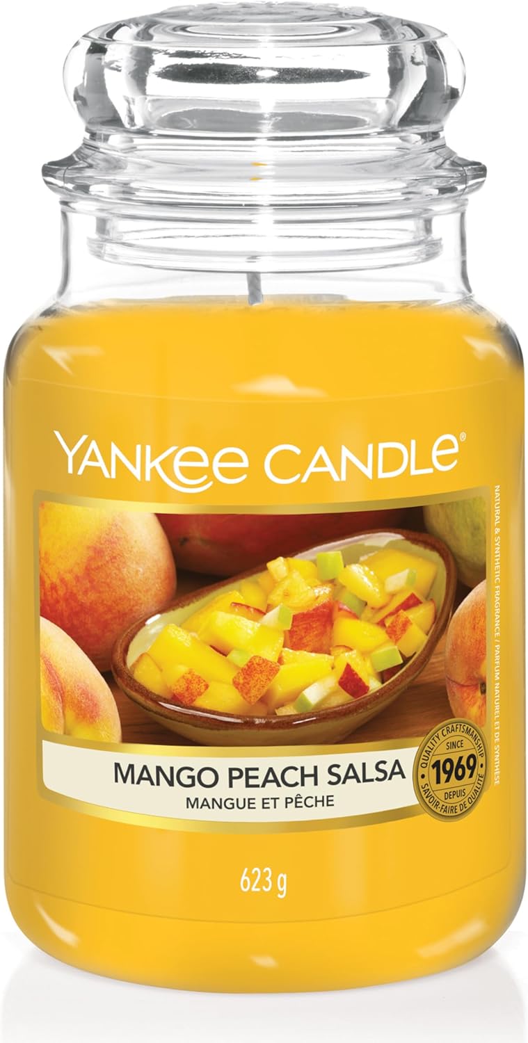 Yankee Candle mangue et pêche grande jarre