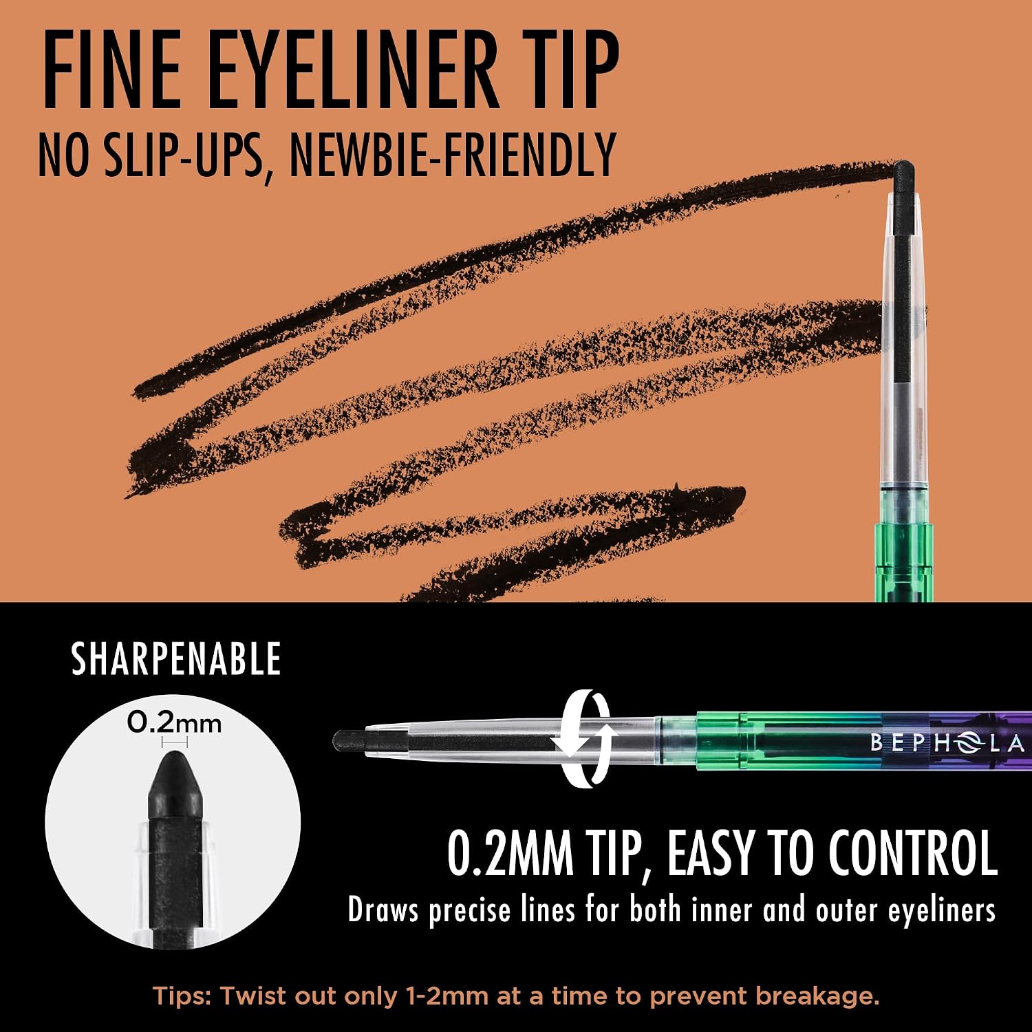 Thumbnail 4 de BEPHOLAN Black Gel Eyeliner Pencil