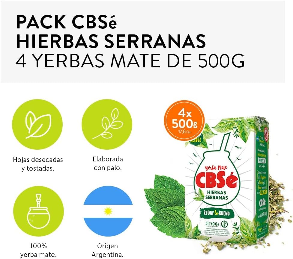 Detalle 2 de Qumir Pack Yerba Mate Cbse 2 kg 🍵