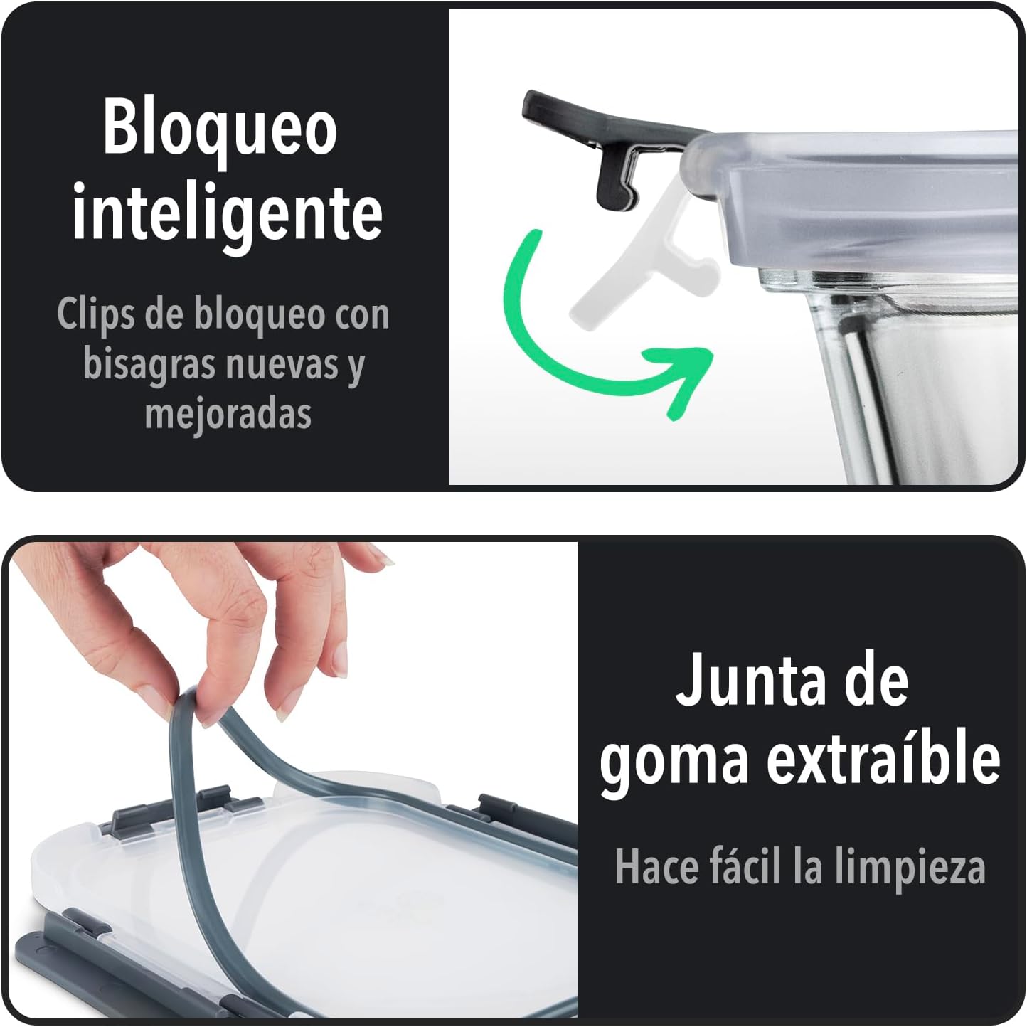 Thumbnail 4 de GOOD FOR YOU Recipientes de Cristal para Almacenamiento 🍽