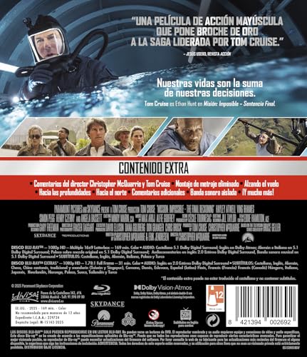 Thumbnail 1 de Mision Imposible 8: Sentencia Final (Blu-ray + Extras) de Divisa Films