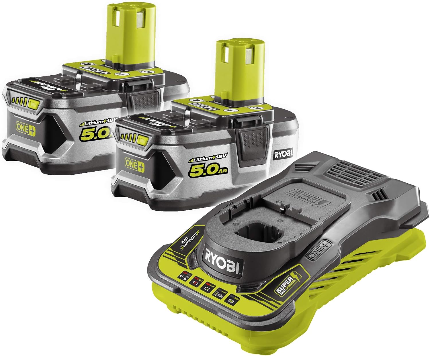 Detalle de RYOBI RC18150-250 Pack 18V 5,0 Ah