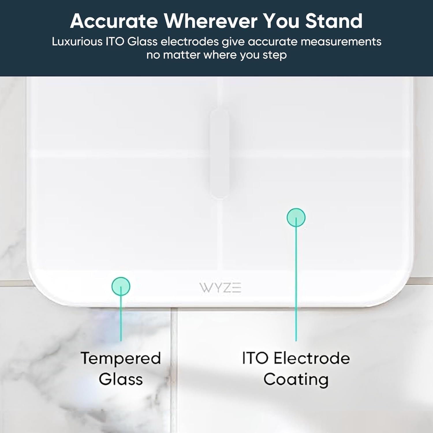 Thumbnail 2 de Wyze Smart Scale X — Digital Bathroom Scale with Comprehensive Body Composition