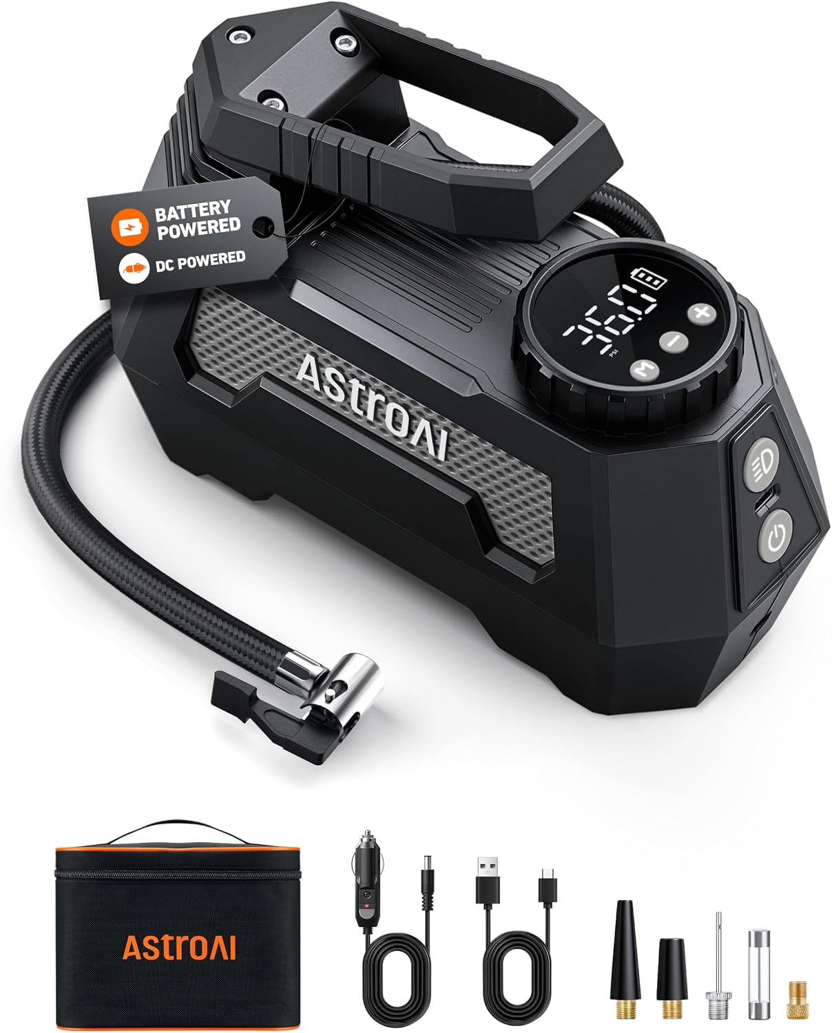 Detalle de AstroAI Tire Inflator 12V DC
