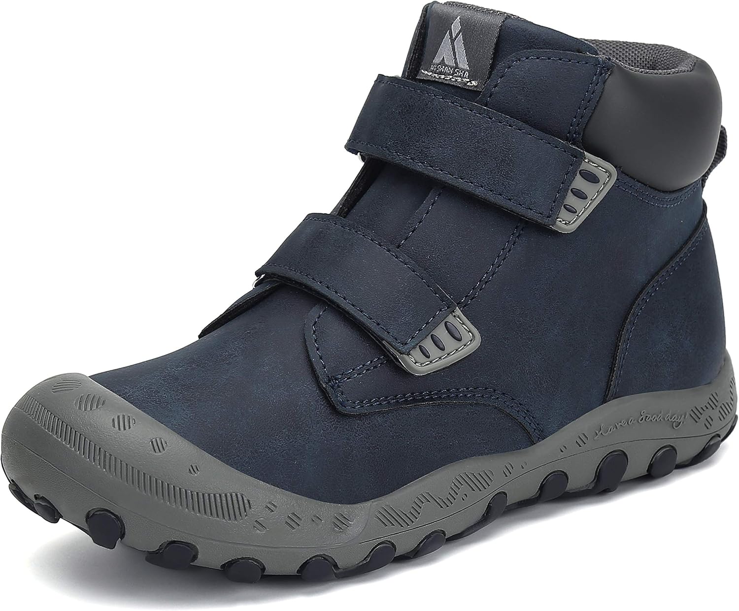 Thumbnail 6 de Mishansha Kinder Wanderschuhe/Trekkingstiefel aus Leder – rutschfeste Outdoor-Trekkingschuhe mit Schnellverstellsystem