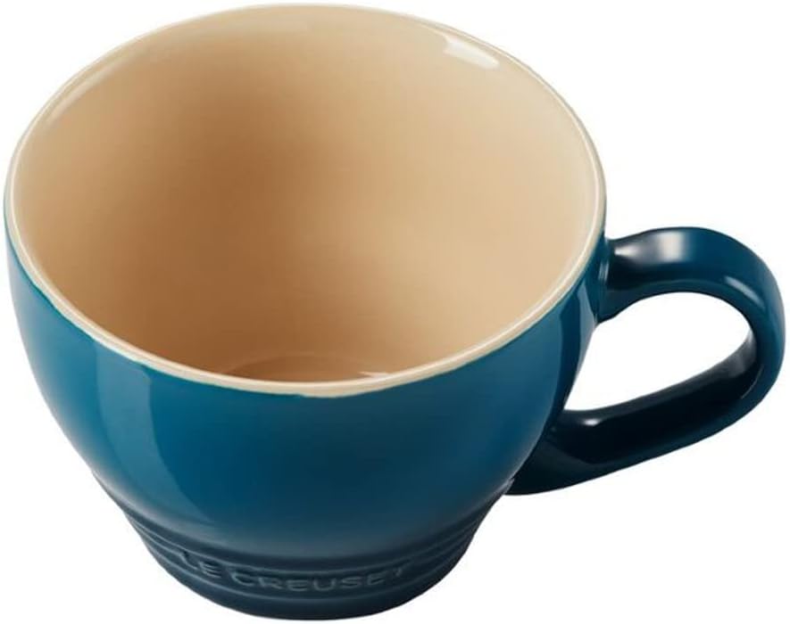 Detalle de LE CREUSET Stoneware Grand Mug 400ml in Deep Teal
