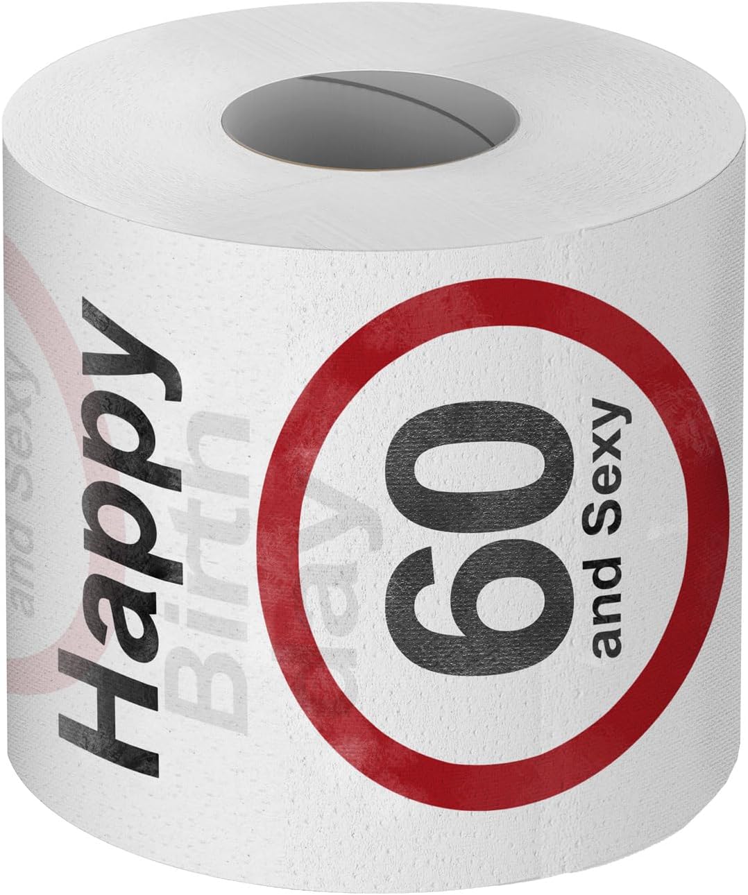 Detalle 2 de GOODS+GADGETS 35568558 60th Birthday Toilet Paper, 200 Sheets, Gift Box