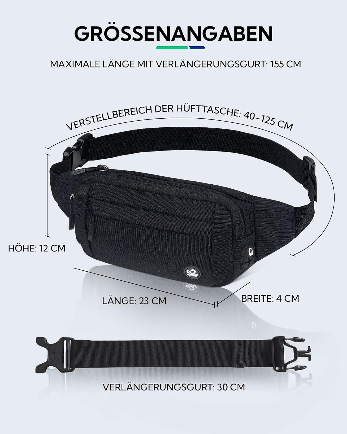 Detalle 2 de WATERFLY Bauchtasche 40-125 cm