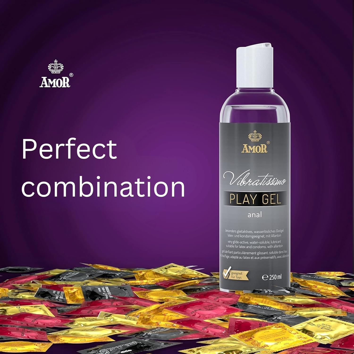 Thumbnail 6 de Vibratissimo Play Gel Anal (250 ml) Extra Slippery water-based lubricant