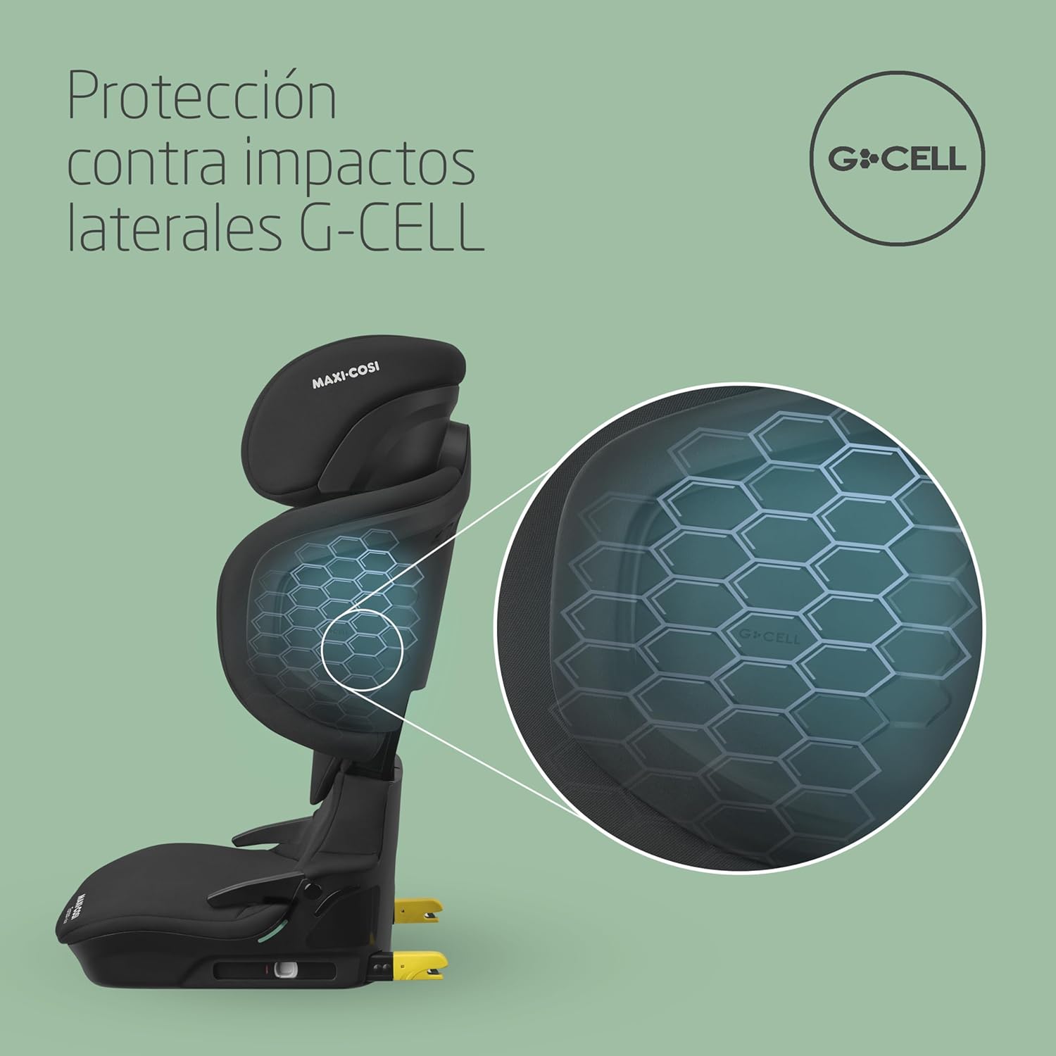 Detalle 2 de Maxi-Cosi Tanza i-Size 🚗 Silla de Coche Plegable y Segura
