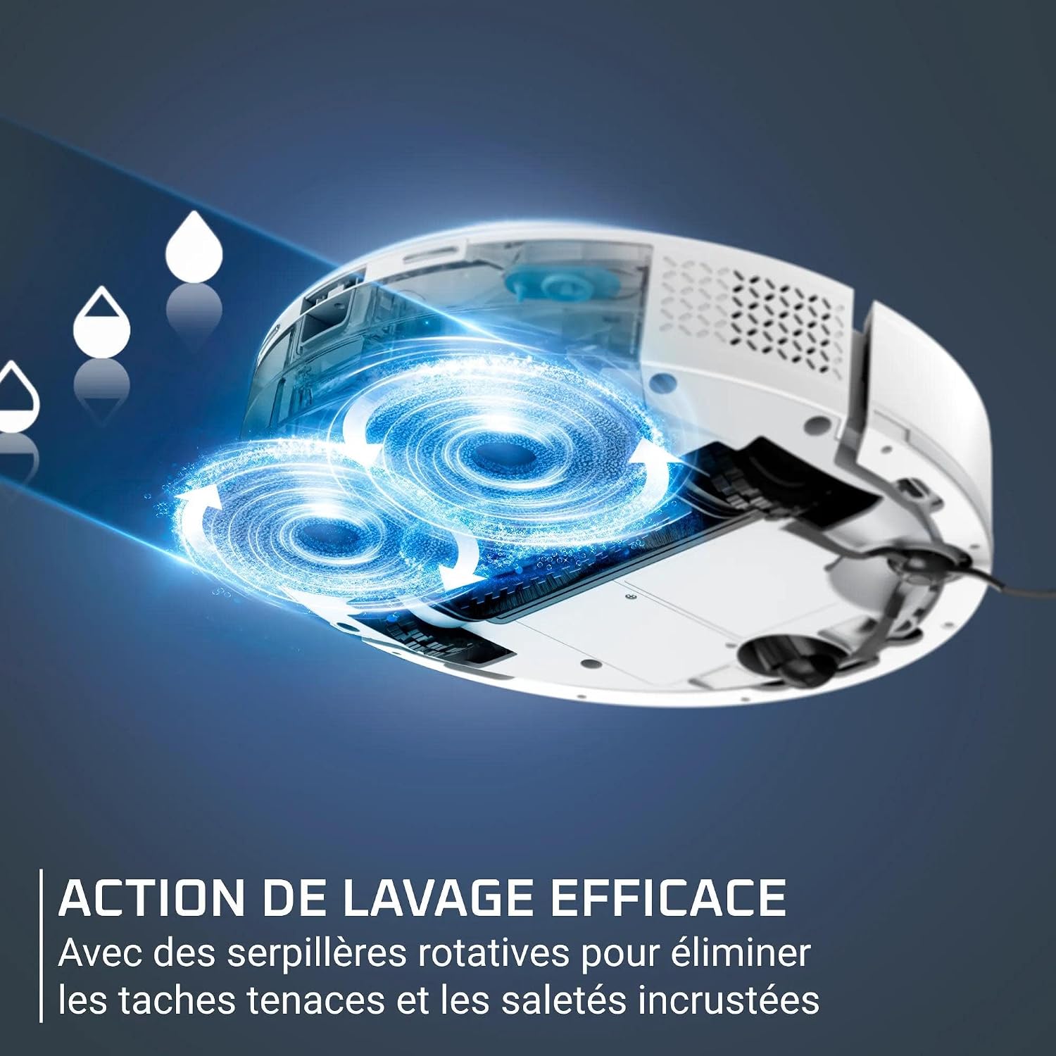 Detalle 2 de Rowenta X-Plorer Série 380+ — Aspirateur Robot Laveur Animal & Allergie RR89U7E0