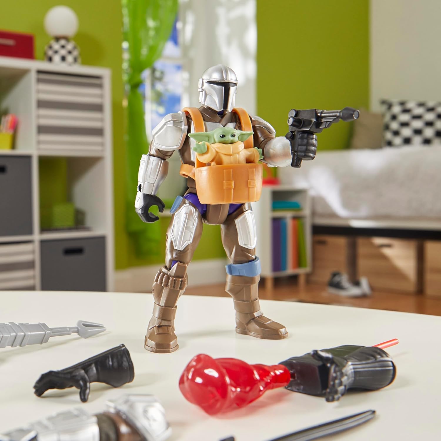 Thumbnail 5 de Star Wars MixMashers: The Mandalorian & Grogu Deluxe Action Figure Set