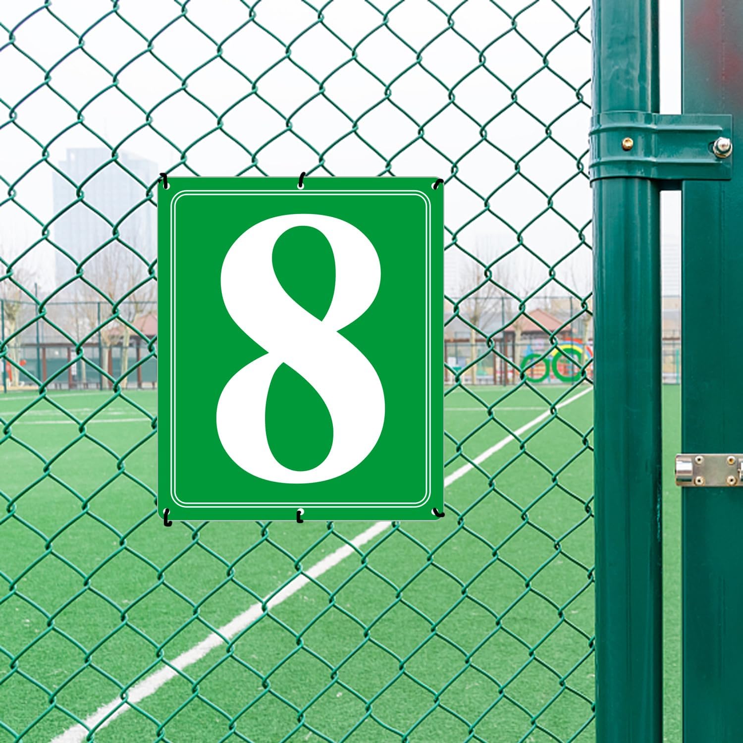 Detalle 2 de i-CowFun Outdoor Aluminum Number Sign 12" x 10