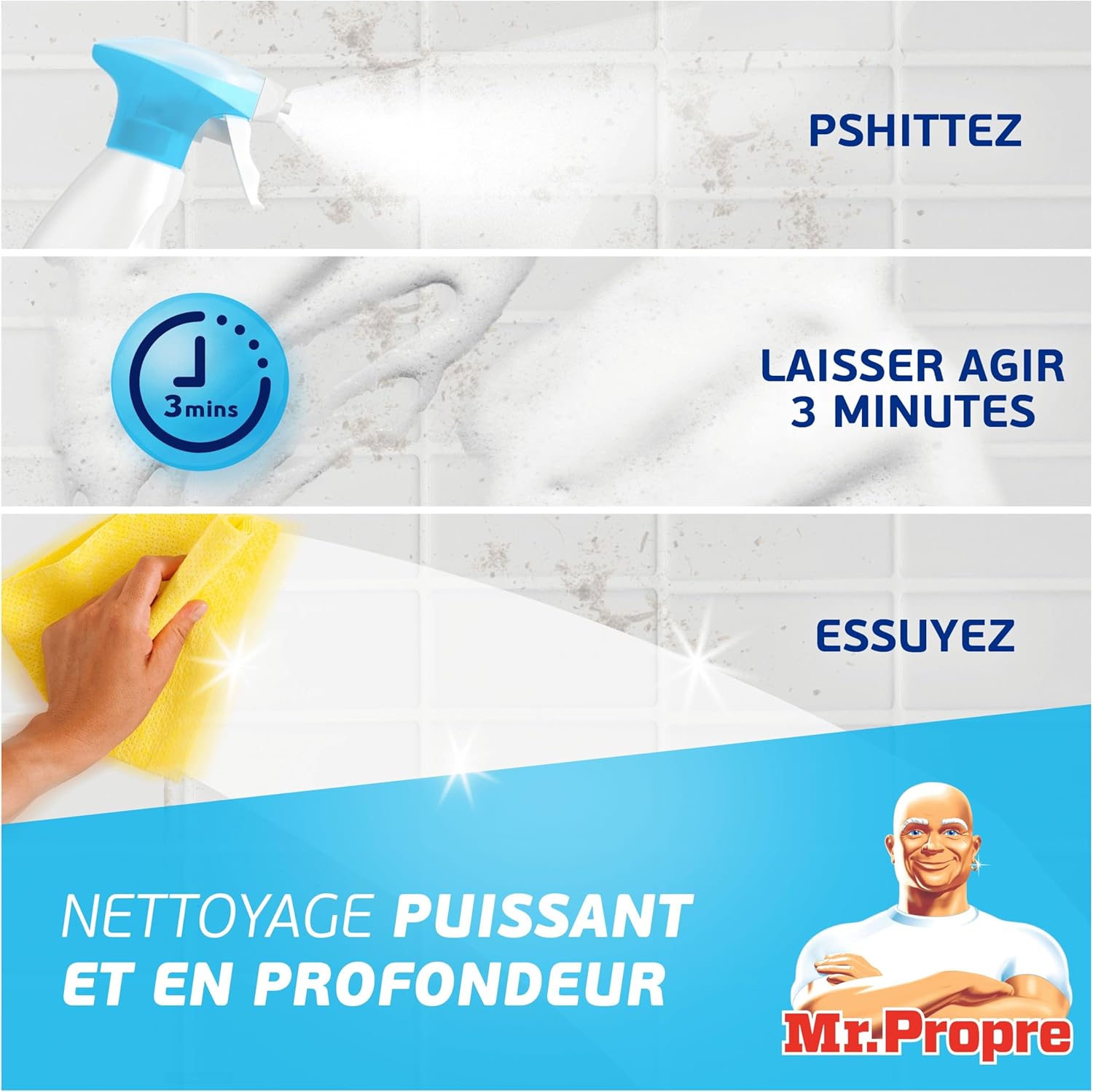 Thumbnail 5 de Mr. Propre Spray Nettoyant Multi-Usages Grand Format (800 ml x10) parfum eucalyptus