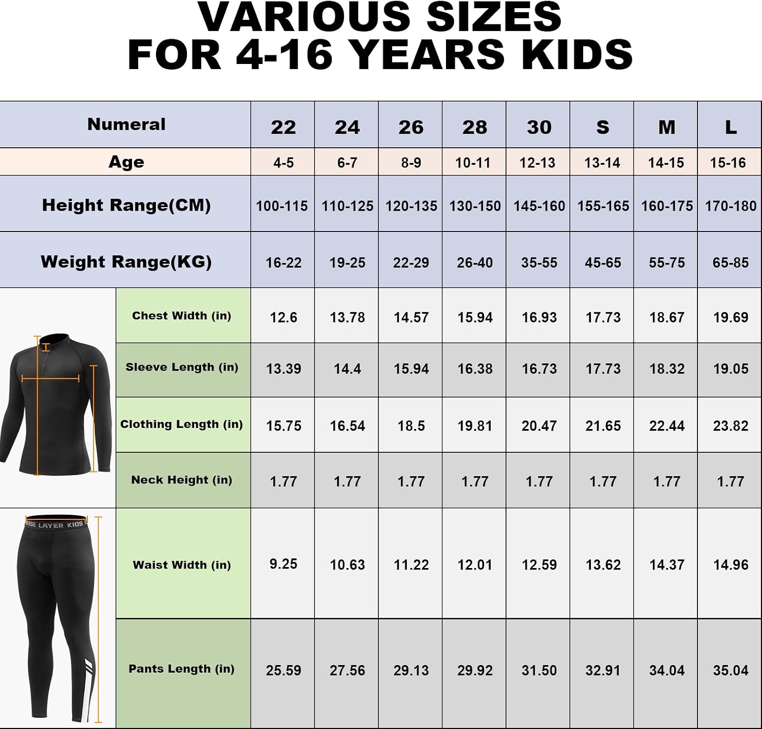 Thumbnail 6 de Giyim Kids Thermal Base Layer Set for Football 🏈