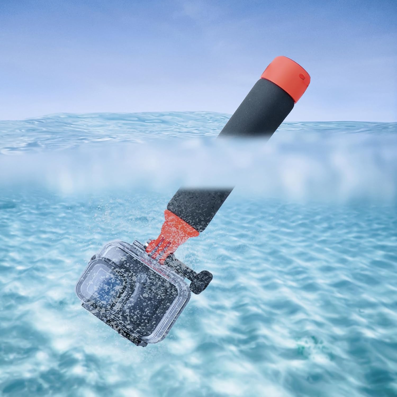 Thumbnail 1 de HSU Floating Hand Grip for Action Cameras – Waterproof Floating Handle for Hero and Insta360