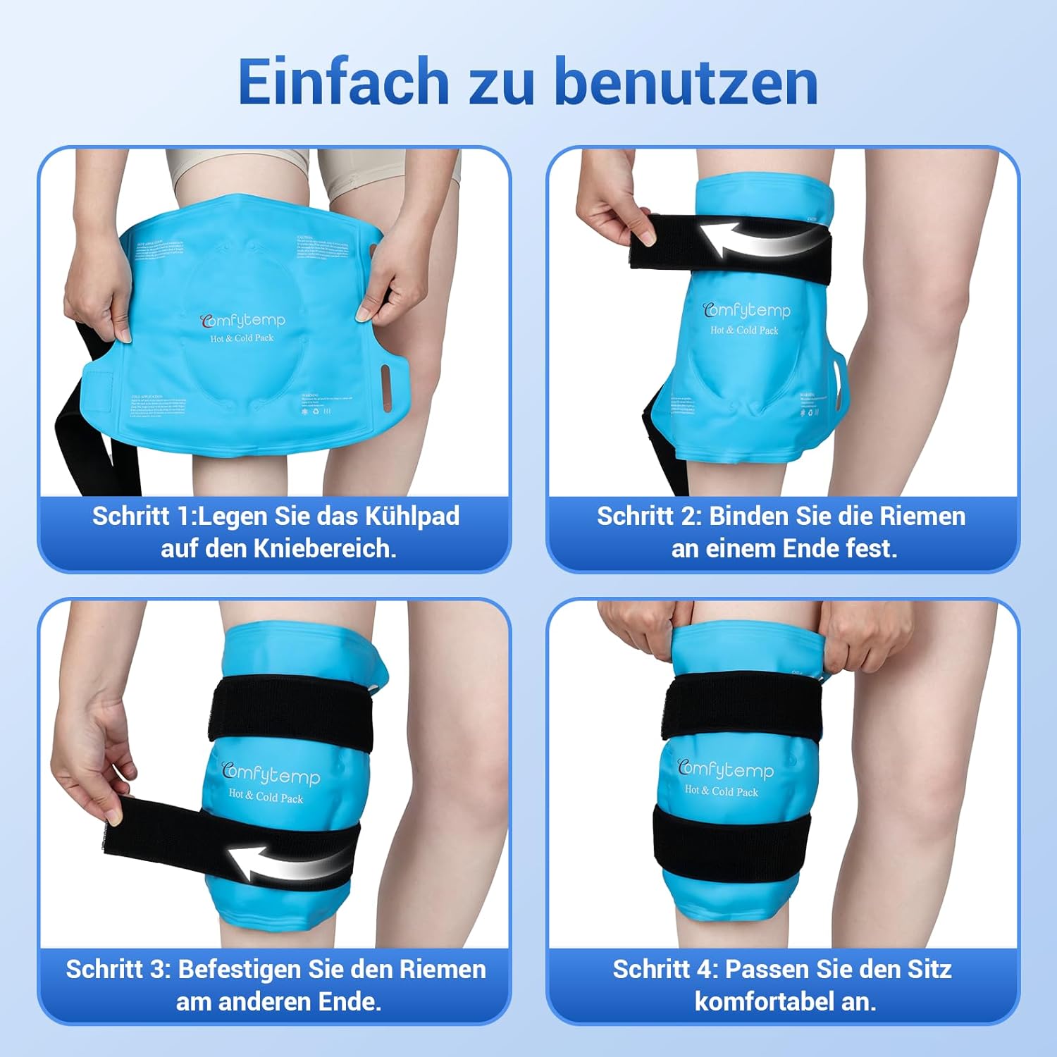 Thumbnail 6 de Comfytemp Kühlmanschette Knie 35x27 cm