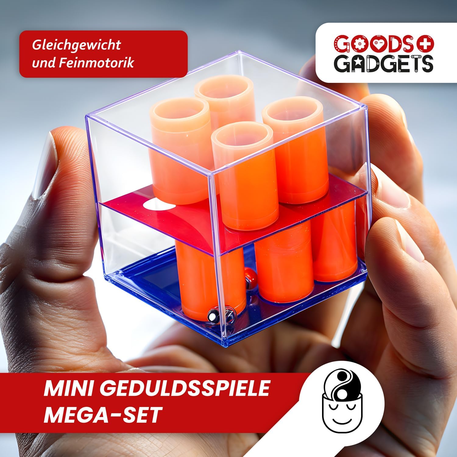 Detalle 2 de Goods & Gadgets Mini Puzzle Mega Set: 24 jeux de balle pour s’amuser et s’entraîner
