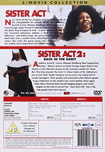 Detalle de Sister Act 1/Sister Act 2 película
