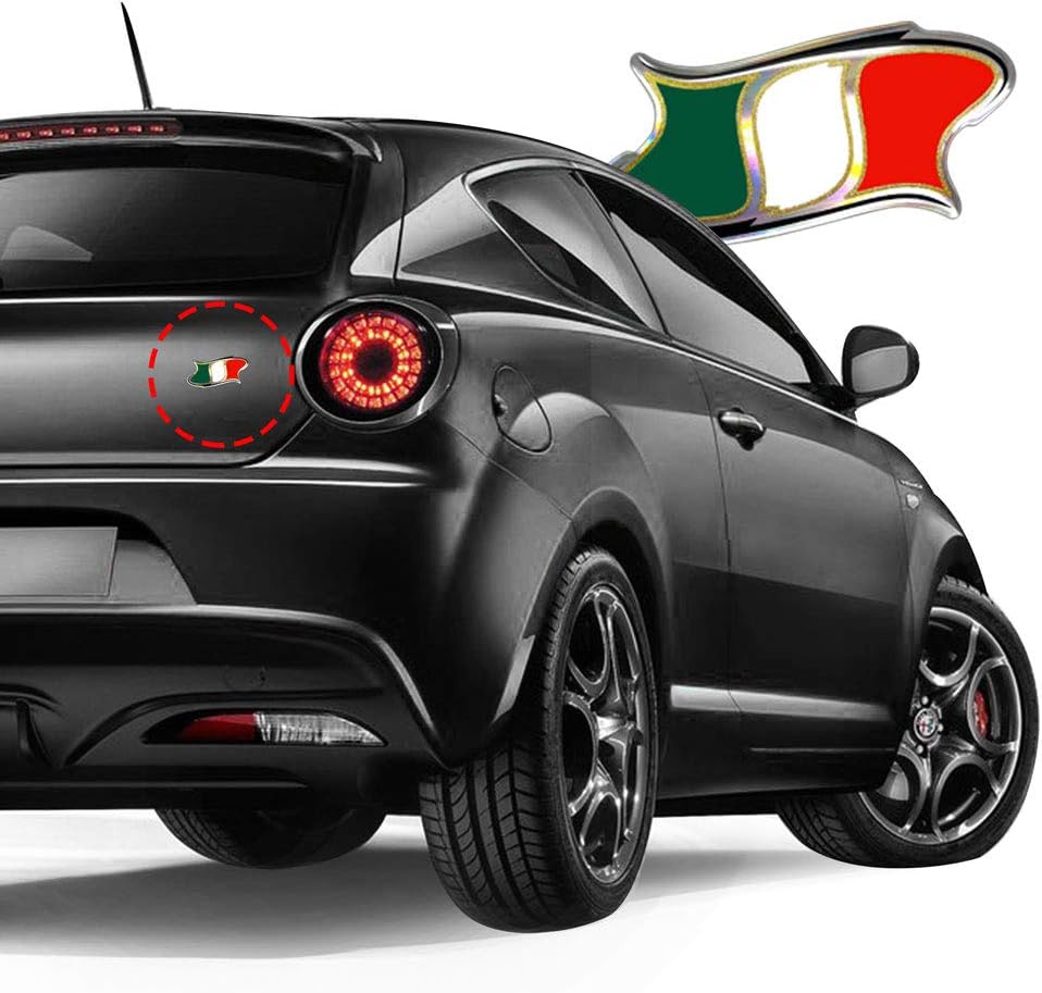 Thumbnail 4 de 4R Quattroerre.it 32126 3D Sticker Flag Italy HQ, 71 x 34 mm